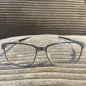 Oakley Sunglasses Frame Only OO4083-01 Tinfoil Black/Gunmetal Square Metal 58 mm